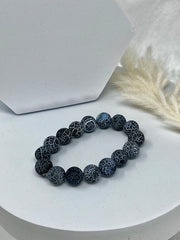 snowflake Obsidian Bracelet