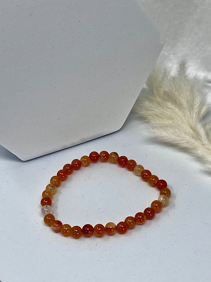 Nova Carnelian Agate Bracelet