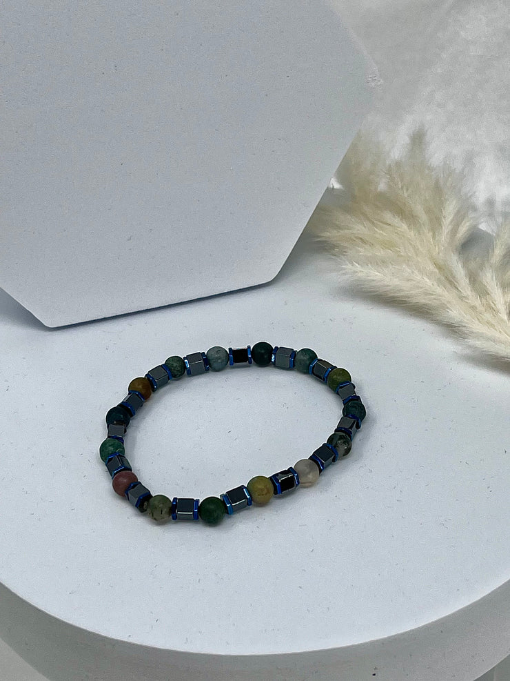 Carla Dyed Agate Bracelet