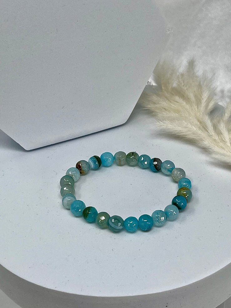 Sophia Dyed Agate Bracelet