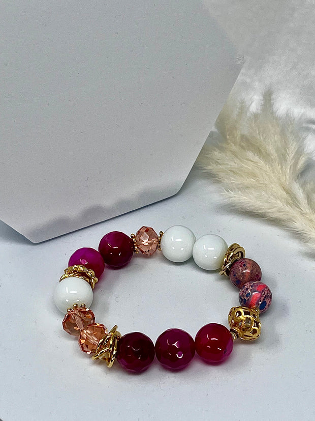 Amayah Dyed Agate Bracelet