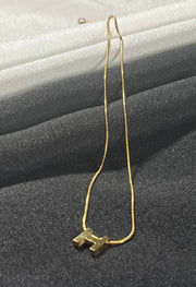 H Gold Necklace