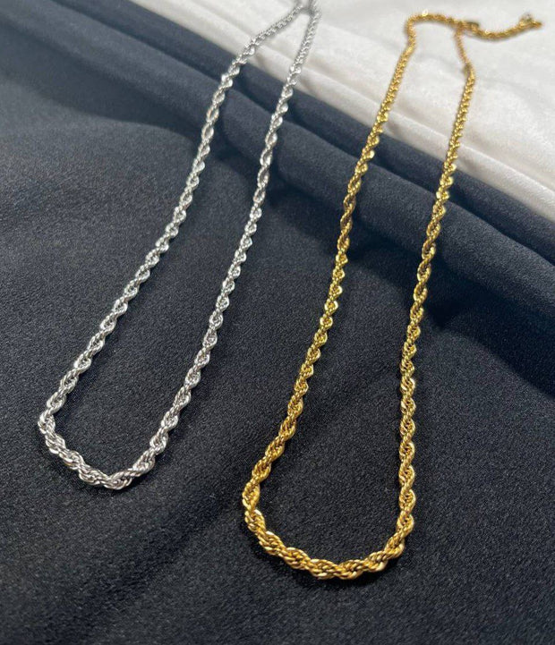 Twist Gold Necklace