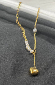 Pearl and charm Necklace