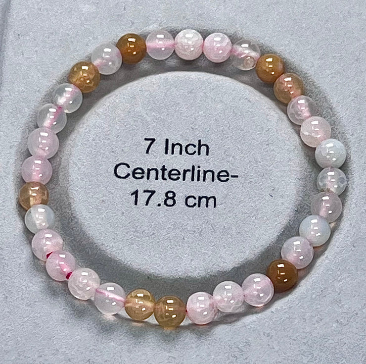 Flower Agate Bracelet