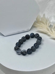 snowflake Obsidian Bracelet