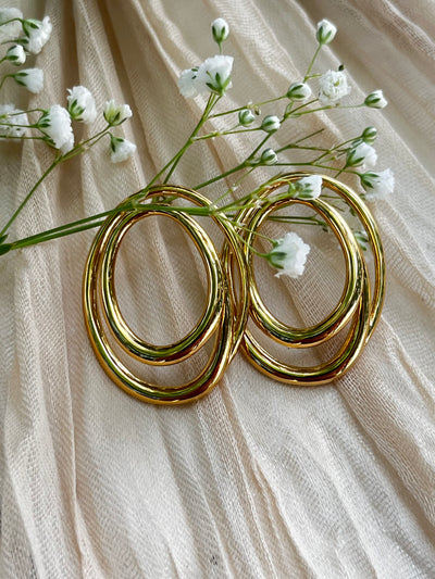 Lit Oval Earrings