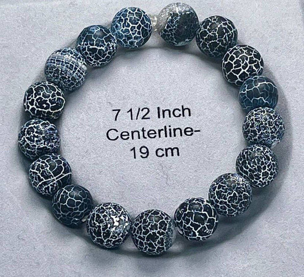 snowflake Obsidian Bracelet