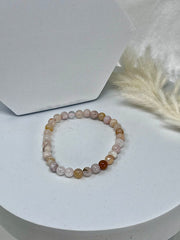 Flower Agate Bracelet