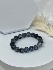 snowflake Obsidian Bracelet