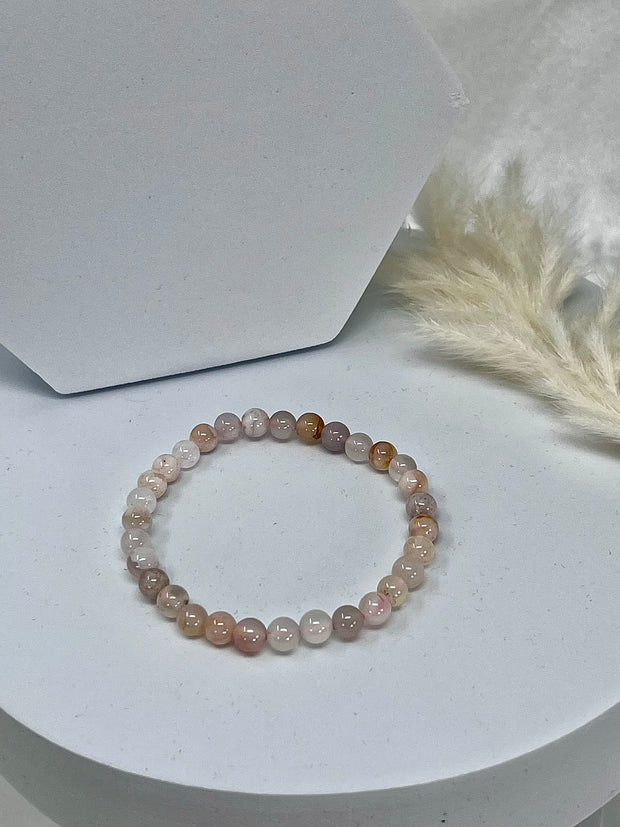 Flower Agate Bracelet