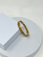 Beehive Thin Bangle